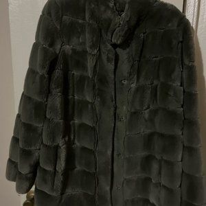 Dennis Basso faux fur jacket
